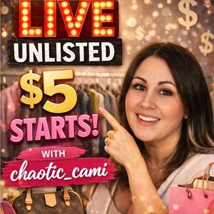 Love unlisted low starts $5. Will tag when I get up the nerve